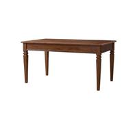 IMEITE Mesa De Reuniones De Oficina Mesa Larga de Troncos Retro, Banco Trabajo Sencillo for el hogar y Restaurante Mesa De Comedor(B:150CM*90CM*76CM)