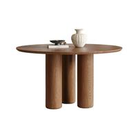 IMEITE Mesa De Reuniones De Oficina Mesa Redonda de Estilo Retro for casa, apartamento pequeño, Comedor nórdico Sencillo Mesa De Comedor