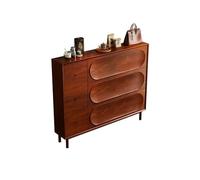 IMEITE Organizador de zapatos de madera abatible de 140 cm, para el hogar, para entrada, sala de estar, muebles de almacenamiento, para pasillo, dormitorio, etc. Organizador de zapatos para entrada