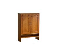 IMEITE Organizador De Zapatos Mueble de Almacenamiento Entrada para Hogar en Madera Cerezo Estilo Vintage 90 cm, Apto para Salón, Balcón, Dormitorio etc Organizador De Zapatos para Entrada