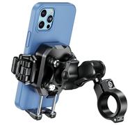 iMESTOU Soporte de Teléfono Antivibración para Motocicletas y Bicicletas con Amortiguadores y Diseño Antirrobo, Soporte de Teléfono de Bola de 1 Pulgada Adecuado para Teléfonos de 4.7 a 7.2 Pulgadas