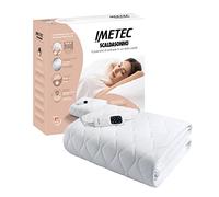 Imetec - Cubrecolchón Scaldasonno Adapto Maxi individual, 195 x 90 cm, calentamiento rápido, temperatura constante y personalizada, tejido hipoalergénico acolchado, mando con 6 temperaturas