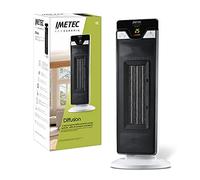 Imetec, Eco Ceramic Diffusion, Calefactor eléctrico, Termoventilador de cuerpo oscilante, tecnología cerámica de bajo consumo energético, 6 funciones de temperatura, temporizador
