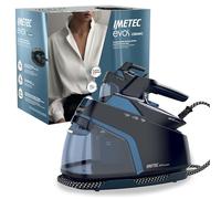 Imetec Evos Ceramic Plancha con Caldera, Presión de hasta 7 bares, Tecnología Flash Steam, Golpe de Vapor de 500 g, Placa Deslizante Infinity Glide Ceramic, 2400 W, Antical, Recarga continua