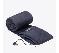 Imetec Heat On The Go Puffer Scarf - Bufanda térmica inalámbrica 3 temperaturas, azul - calor extra para cuello y cervical, inalámbrico recargable con Powerbank (no incluida)