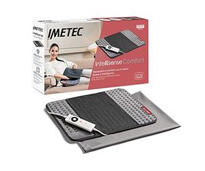 Imetec Intellisense Confort, almohadilla térmica multiusos, ideal para abdomen, bolsillo de mano, calentamiento rápido, tela hipoalergénica, 5 temperaturas, bloqueo eléctrico de seguridad, lavable