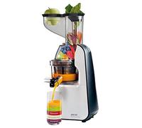 Imetec Succovivo Pro 2000 - Licuadora de prensado en frío, Extractor de Zumo, Extracción Lenta 48 RPM, 2 filtros de jugo, Accesorio para Granizados y Sorbetes, Kit para Máscaras de Belleza
