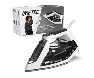 Imetec ZeroCalc Z1 2800, Plancha tecnología anti-cal, Suela de cerámica de Fácil Deslizamiento, Tecnología de Ahorro de energía, 2200 W, golpe de vapor de 130 g