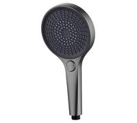 IMEX - Alcachofa de Ducha Alta Presión Negro | Alcachofa Ducha Antical Efecto Lluvia | Recambio Original Producto IMEX | Mango Ergonómico con 3 Posiciones | Resistente a Humedad y Corrosión