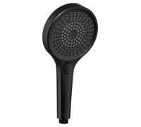 IMEX - Alcachofa de Ducha Alta Presión Negro Mate | Alcachofa Ducha Antical Efecto Lluvia | Recambio Original Producto IMEX | Mango Ergonómico con 3 Posiciones | Resistente a Humedad y Corrosión