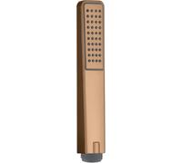 IMEX - Alcachofa de Ducha Alta Presión Oro Rosa Cepillado | Alcachofa Ducha Antical Efecto Lluvia | Recambio Original Producto IMEX | Mango Ergonómico con 1 Posición | Resistente a Humedad y Corrosión