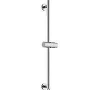 IMEX - Barra de Ducha Pared 65cm Cromada | Barra de Acero Inoxidable S.304 Redonda con Soporte para Alcachofa de Ducha Ajustable | Recambio Original IMEX