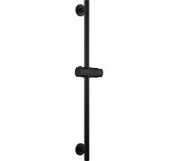 IMEX - Barra de Ducha Pared 65cm Negra Mate | Barra de Acero Inoxidable S.304 Redonda con Soporte para Alcachofa de Ducha Ajustable | Recambio Original IMEX
