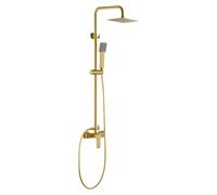 IMEX BDAR025/OC ART Conjunto Ducha Monomando Oro Cepillado