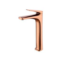 IMEX BDD055-3ORC DELOS Monomando Lavabo Alto Oro Rosa Cepillado
