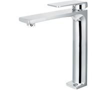 IMEX FIYI BDF016-3 Grifo para lavabo con un caño extra alto fabricado en latón y discos de cierre cerámicos - Sin válvula