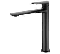 IMEX BDG040-3NG URAL Grifo de Lavabo Alto Negro Mate