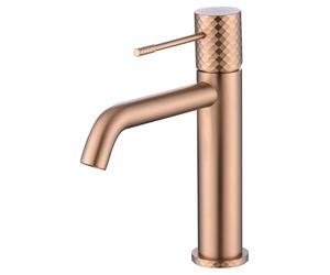 IMEX BDG053-1ORC GÉNOVA Monomando Lavabo Oro Rosa Cepillado