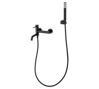 IMEX BDM039-4NG MONZA Kit Monomando Grifo Baño/Ducha Negro Mate