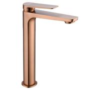 IMEX BDN047-3ORC NÁPOLES Monomando Lavabo Alto Oro Rosa Cepillado