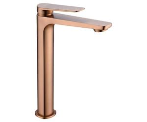 IMEX BDN047-3ORC NÁPOLES Monomando Lavabo Alto Oro Rosa Cepillado