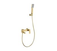 IMEX BDP048-4OC PISA Kit Baño/Ducha Monomando Oro Cepillado