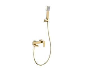 IMEX BDP048-4OC PISA Kit Baño/Ducha Monomando Oro Cepillado