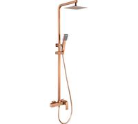 IMEX BDP048/ORC PISA Conjunto Ducha Monomando Oro Rosa Cepillado