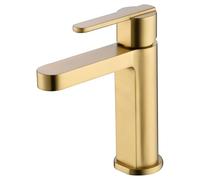 IMEX BDR001-1OC ROMA Monomando Lavabo Oro Cepillado