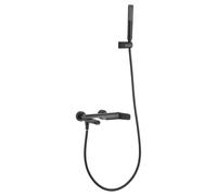 IMEX DINAMARCA BDR031-4NG Grifería monomando para bañera y ducha hecha de latón con acabado negro mate