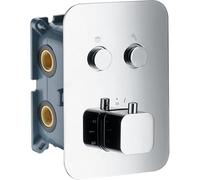 IMEX CTP02V Empotrado Termostático 2 Vías Cromo