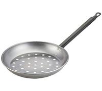 Imex El Zorro 63121 - Sartén asadora castañas, 26 cm, Color Gris