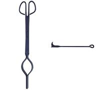 IMEX EL ZORRO 70350 Tenaza lumbre con arco (50 cm) + Atizador lumbre con Mango Normal (45 cm), 70501