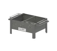 IMEX EL ZORRO 71429.0 Barbacoa Sobremesa con Parrilla Cincada, Negro, 26 x 21 x 14 cm