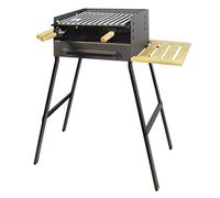 IMEX EL ZORRO 71430 Barbacoa con Parrilla, INOX, 75 x 44 x 37 cm, Negro