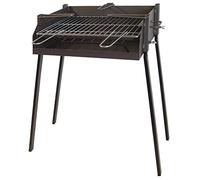 IMEX EL ZORRO 71584 - Barbacoa Cuadrada con Soporte para Paella, 50 x 40 x 75 cm