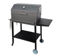 IMEX EL ZORRO Barbacoa con Tapa y Bandeja Metálica, 97 x 44 x 109 cm