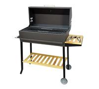 IMEX EL ZORRO Barbacoa con Tapa y Bandejas de Madera, 97 x 44 x 109 cm