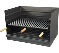 Imex El Zorro - Cajón Barbacoa con Parrilla Inoxidable | 68x45x45 cm | Robusta y Funcional para Jardín y Terraza
