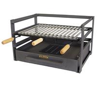 Imex El Zorro - Cajón Barbacoa con Parrilla Inoxidable | 72x41x35 cm | Diseño Robusto y Compacto para Parrilladas al Aire Libre