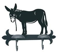 Imex El Zorro El Zorro 11763-Percha Burro, 290 mm, Hierro Forjado, Negro, 9x29x18.7 cm