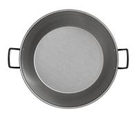 Imex El Zorro El Zorro 63067-Sartén Honda Pulida, Asas, Esmaltado, Gris, 50 cm