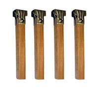 IMEX EL ZORRO Juego 4 Patas somier de Madera, Neutro, 250X30X30 MM