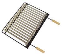 IMEX EL ZORRO - Plancha Barbacoa Inoxidable 66x41 cm | Superficie de Cocción Versátil y Resistente para Parrilladas