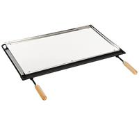 IMEX EL ZORRO Plancha para Barbacoa, INOX, 68 x 41 cm, Gris, 71619