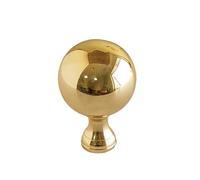 Imex El Zorro - Remate Bola Brillo | 70x100 mm | Acabado Metálico Pulido de Alta Resistencia | Ideal para Barandillas, Pasamanos y Postes Decorativos