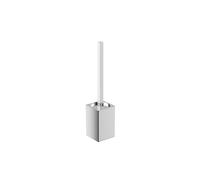 IMEX - Escobillero Baño Pared | Escobillero Baño Acero Inoxidable S.304 | Accesorio de Cuarto de Baño Resistente a Humedad y Corrosión | Doble Sistema de Fijación (Atornillado o Pegado)