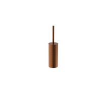 IMEX - Escobillero Baño Pared Oro Rosa | Escobillero Baño Acero Inoxidable S.304 | Accesorio de Cuarto de Baño Resistente a Humedad | Doble Sistema de Fijación (Atornillado o Pegado)