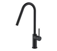 Grifo de cocina monomando negro mate Kenia de Imex