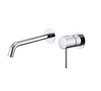 IMEX MONZA GLM039 grifo de lavabo monomando y empotrado sin caja de registro en latón cromado monza - Plateado / Latón / Imex